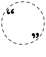 Black and white speech bubble balloon with quotation marks, icon sticker memo keyword planner text box banner, flat png transparent element design