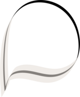 Beige color speech bubble balloon, icon sticker memo keyword planner text box banner, flat png transparent element design