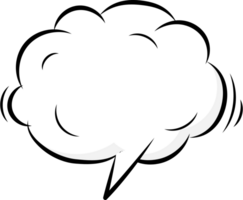 Black and white color speech bubble balloon, icon sticker memo keyword planner text box banner, flat png transparent element design