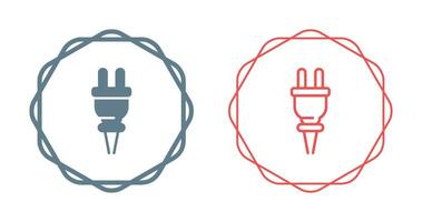 icono de vector de enchufe
