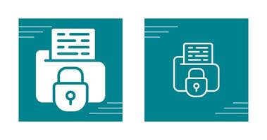 Secure Folder Vector Icon