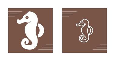 Seahorse Vector Icon