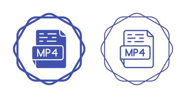 MP4 Vector Icon