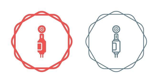 icono de vector de enchufe