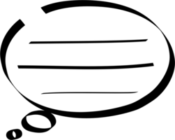 Black and white color speech bubble balloon, icon sticker memo keyword planner text box banner, flat png transparent element design