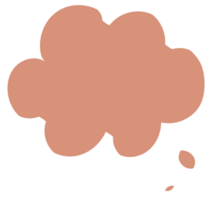Colorful pastel red color speech bubble balloon, icon sticker memo keyword planner text box banner, flat png transparent element design