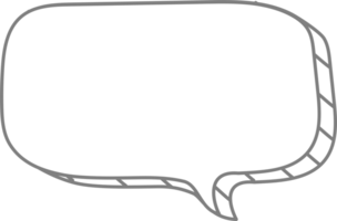 3d black and white color speech bubble balloon icon sticker memo keyword planner text box banner, flat png transparent element design