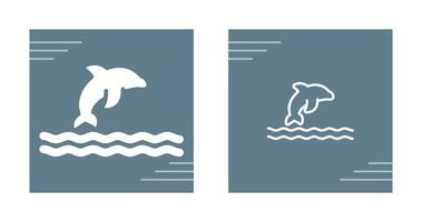 Dolphin Vector Icon