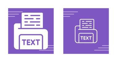 Text File Vector Icon