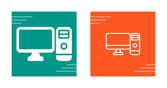 Computer Vector Icon