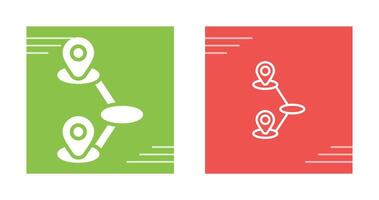 Journey Mapping Vector Icon
