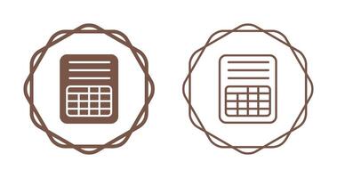 Spreadsheet Vector Icon