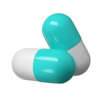 3d hacer cápsula pastillas drogas medicina cuidado de la salud farmacia icono logo ilustración png