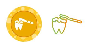 Brushing Teeth Vector Icon