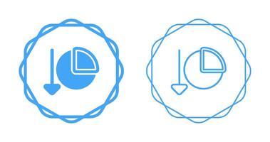 Chart Decreasing Vector Icon