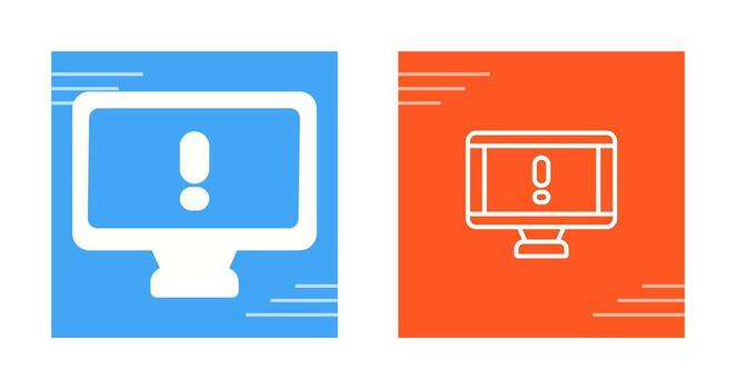 icono de vector de computadora