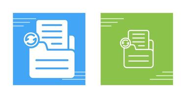 Document Sync Vector Icon