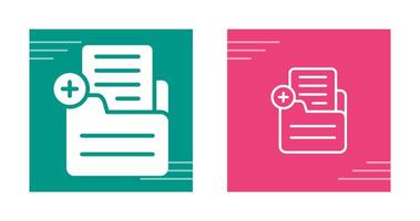 Document Add Vector Icon