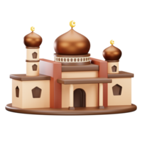 3d islamico moschea png