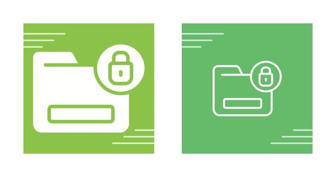 documento cifrado vector icono