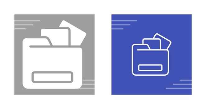 documento almacenamiento vector icono