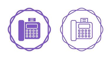 Fax Machine Vector Icon