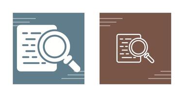 Document Search Vector Icon