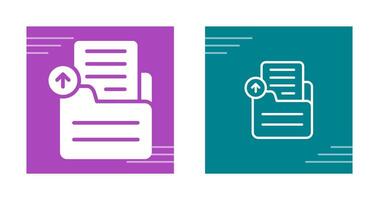 Document Upload Vector Icon