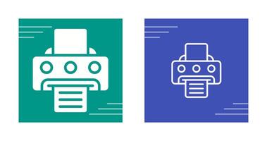 Document Print Vector Icon