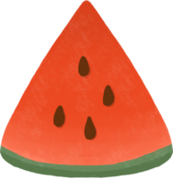 Wassermelone Früchte Illustration auf transparent Hintergrund png
