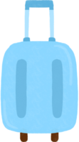 luggage. traval concept. illustration on transparent background png