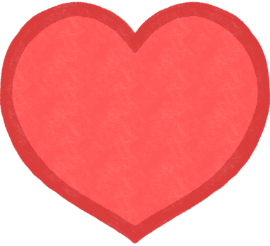 Red Heart Clipart. illustration on transparent background png