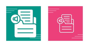 Document Insert Audio Vector Icon
