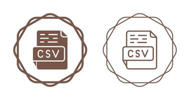 CSV Vector Icon