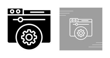 Hosting Control Panel Vector Icon