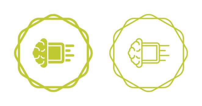 Machine Learning Vector Icon