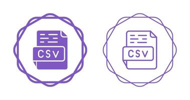 CSV Vector Icon