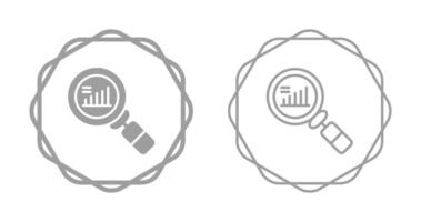 icono de vector de investigación de mercado