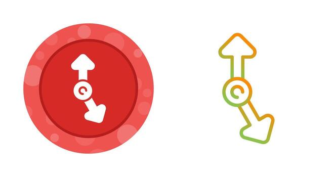 icono de vector de flechas