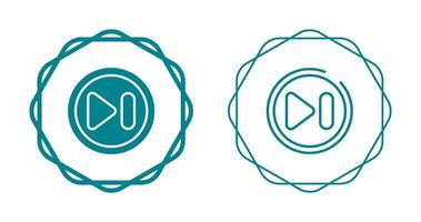 Next Track Button Vector Icon