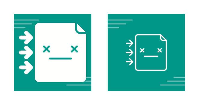 icono de vector de documento