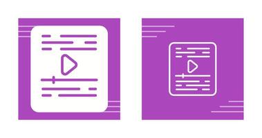 icono de vector de vídeo