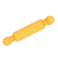 Happy Mother's day , rolling pin on transparent background, 3D Rendering png