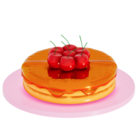 Happy Mother's day , waffles on transparent background, 3D Rendering png