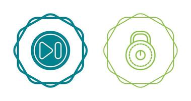 Brocken Padlock Vector Icon