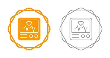 Heart Rate Monitor Vector Icon
