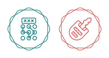 Pattern Lock Vector Icon