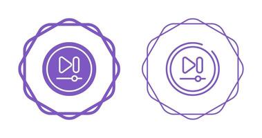 Video Next Track Button Vector Icon