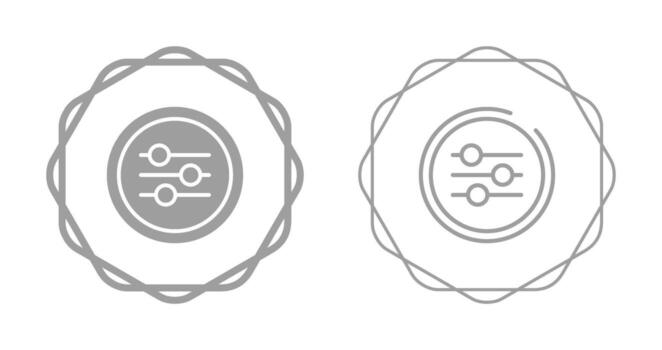 icono de vector de ecualizador