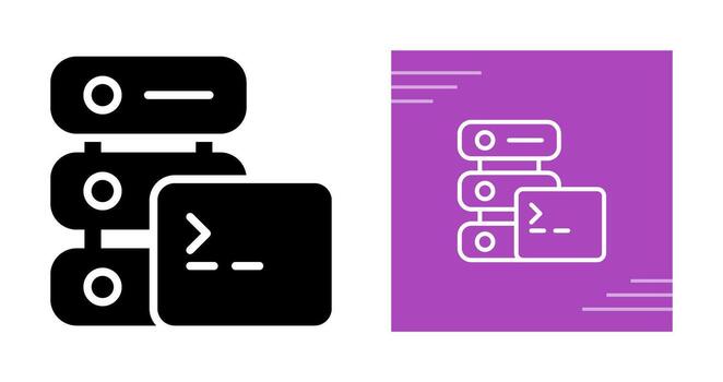 SSH Hosting Vector Icon